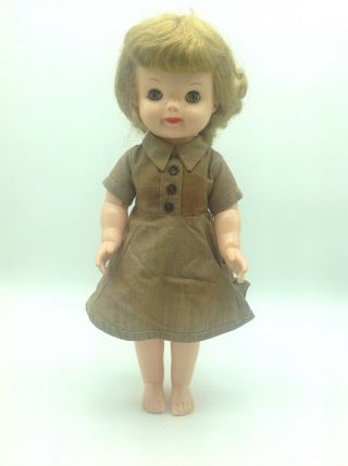 Vintage Patsy Ann Girl Scout / Brownie Doll 15 " Tall Clothed