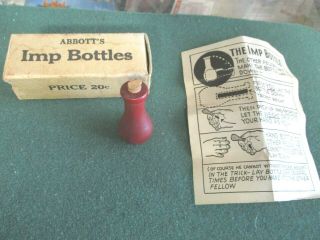 Rare Early Abbott Magic Imp Bottle