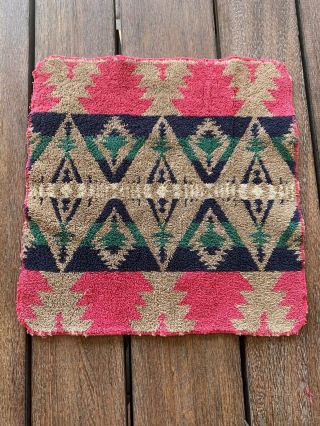 Very Rare - Collectable Vintage Ralph Lauren Aztec Wash Cloth Red/navy/green/tan