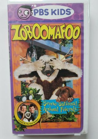 Zoboomafoo Sense - Sational Animal Friends Vhs Rare Pbs Kids Video Kratt Brothers
