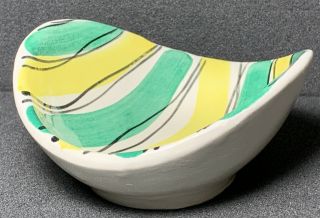 Schramberg " Decor Liane " Modernist Ceramic Bowl Mid Century Modern Rare Mcm
