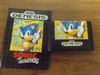 Sega Genesis Sonic The Hedgehog With Rare Toejam And Earl Poster.