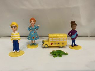 Rare Magic School Bus Ms.  Frizzle,  Keisha & Arnold Character Toys School