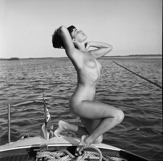 Rare Bettie Page Nude Unpublished 1954 Camera Negative Bunny Yeager