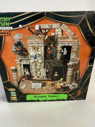 Lemax Spooky Town Doomed Temple Very Rare Egyptian 94959