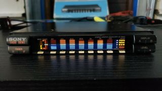 Sony Xe - 8 Mkii Stereo Graphic Equalizer - Spectrum Analyzer - Rare Video