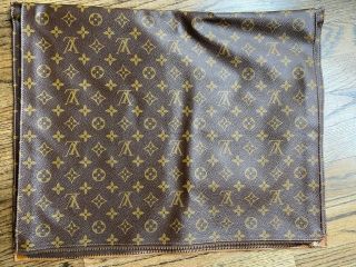 Louis Vuitton Rare Vintage Folding Garment Bag Monogram Canvas Soft Luggage