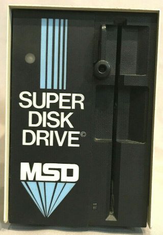 Rare Msd Disk Drive Sd1 Commodore 1541 Clone Device 9 Drive Tested&working