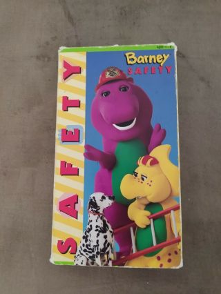Barney - Barney Safety (vhs,  1995) Rare