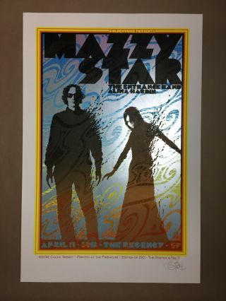 Mazzy Star Poster Chuck Sperry Rare Art Print 81/150 Sf Concert 22x33 Limited