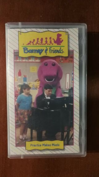 Practice Makes Music Barney & Friends (vhs) - Rare