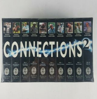 James Burke Connections 2 - 10 Vhs Box Set Rare Science & Technology Documentary