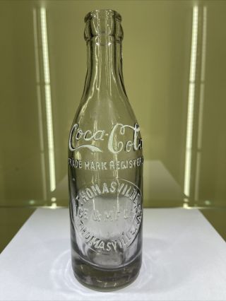 Rare Straight Sided Coca Cola Bottle Slug Thomasville,  Ga