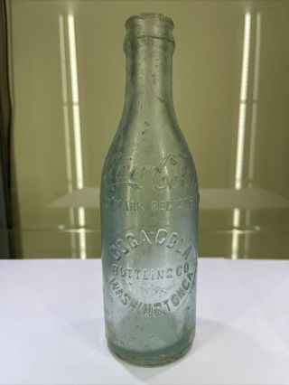 Rare Straight Sided Coca Cola Bottle,  Washington,  Ga Slug Plate