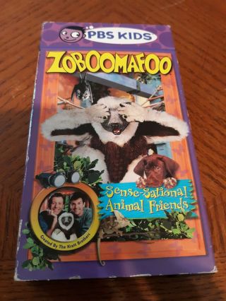 Zoboomafoo Sense - Sational Animal Friends Vhs Rare Pbs Kids Video Kratt Brothers