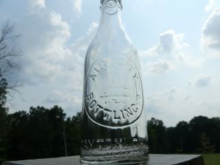 Vintage Soda Bottle Air City Bottling Dayton Ohio Slug Plate